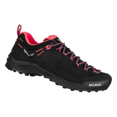 Salewa Buty trekkingowe Wildfire Leather GTX (podejście, zamsz, wodoodporne) czarne damskie